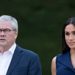 Portraits de Meghan Markle, duchesse de Sussex (enceinte), lors de sa visite à Government House, Melbourne le 18 octobre 2018. Le prince Harry et Meghan Markle sont en voyage officiel pendant 16 jours en Australie, Nouvelle Zélande, Fidji et Tonga 