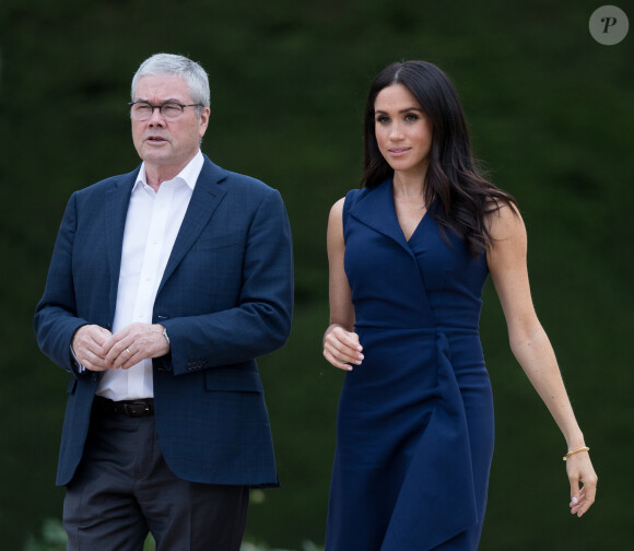 Portraits de Meghan Markle, duchesse de Sussex (enceinte), lors de sa visite à Government House, Melbourne le 18 octobre 2018. Le prince Harry et Meghan Markle sont en voyage officiel pendant 16 jours en Australie, Nouvelle Zélande, Fidji et Tonga 