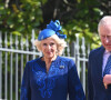 Trois jours de festivités sont prévus.
Le roi Charles III d'Angleterre et Camilla Parker Bowles, reine consort d'Angleterre - La famille royale du Royaume Uni arrive pour assister à la messe de Pâques à la chapelle Saint Georges au château de Windsor, le 9 avril 2023. 