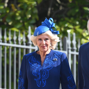 Trois jours de festivités sont prévus.
Le roi Charles III d'Angleterre et Camilla Parker Bowles, reine consort d'Angleterre - La famille royale du Royaume Uni arrive pour assister à la messe de Pâques à la chapelle Saint Georges au château de Windsor, le 9 avril 2023. 