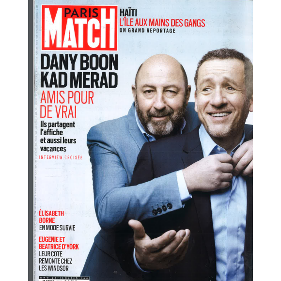 Dany Boon et Kad Merad en couverture du magazine "Paris Match".
