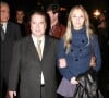 Paul-Loup Sulitzer et Eva Kowalewska - Ouverture de l'hôtel de luxe Fouquet's Barrière sur les Champs Elysées
