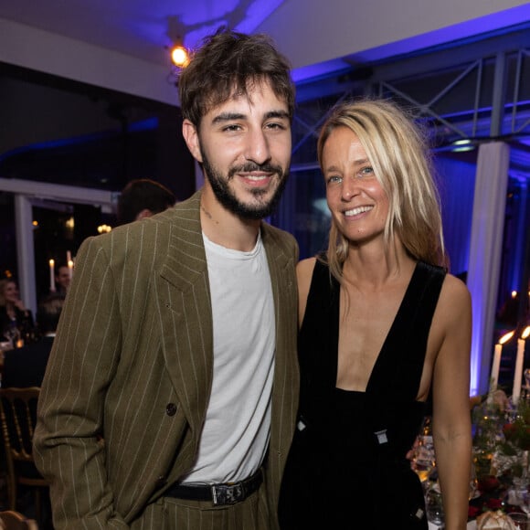 Exclusif - Ben Attal et sa compagne Jordane Crantelle - Dîner de l'association AEM (Un Avenir pour les Enfants du Monde), au profit des enfants du Rwanda par Babeth Djian au pavillon Ledoyen à Paris. Le 23 mars 2023 © Olivier Borde-Bertrand Rindoff Petroff / Bestimage 