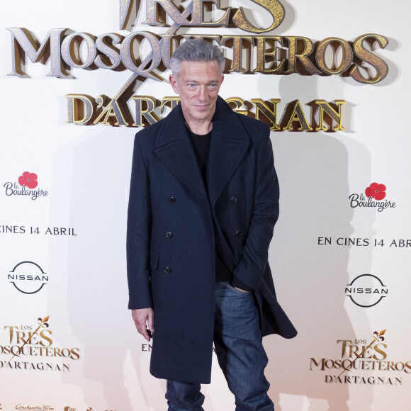 En promotion pour Les Trois Mousquetaires - D'Artagnan, il est revenu sur ce sujet en interview avec "Le Point"
Vincent Cassel - Première du film "Les Trois Mousquetaires : D'Artagnan" à Madrid. Le 12 avril 2023