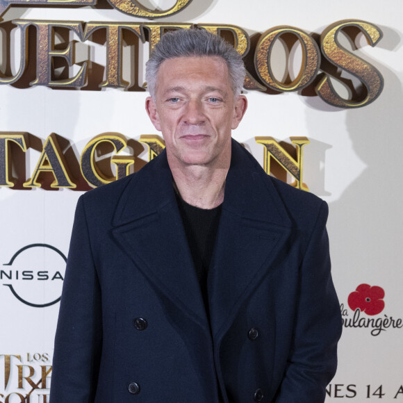 Vincent Cassel - Première du film "Les Trois Mousquetaires : D'Artagnan" à Madrid. Le 12 avril 2023