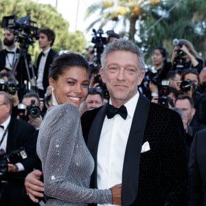 Vincent Cassel et sa fiancée Tina Kunakey - Montée des marches du film " Les Filles du Soleil " lors du 71ème Festival International du Film de Cannes. Le 12 mai 2018 © Borde-Jacovides-Moreau/Bestimage