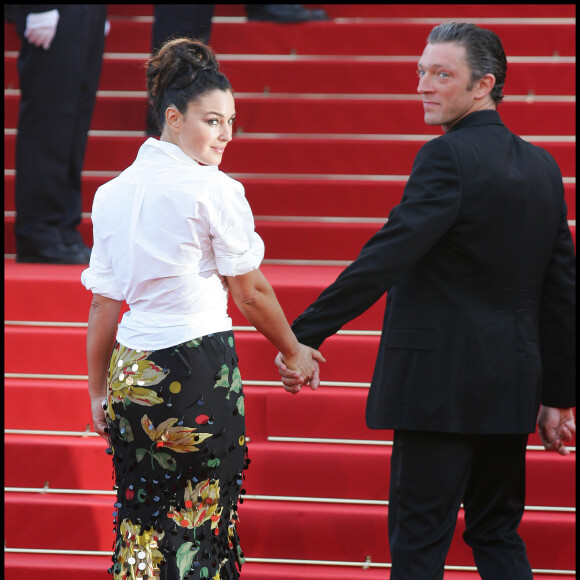 Auparavant, il était marié à Monica Bellucci, mère de ses deux aînées Deva et Leonie
Monica Bellucci et Vincent Cassel au festival de Cannes 2006