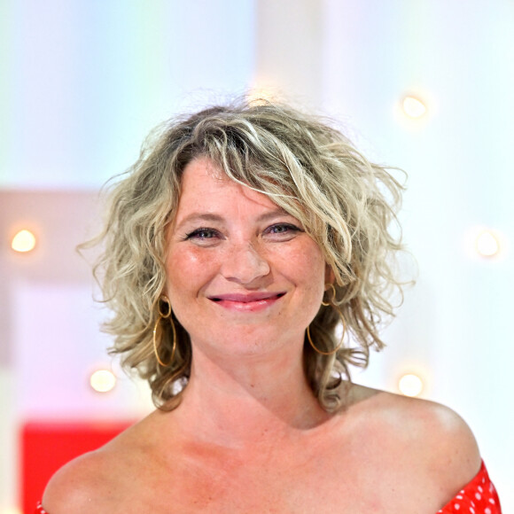 Exclusif - Cécile Bois - Enregistrement de l'émission "Vivement Dimanche prochain", présentée par M.Drucker et qui sera diffusée le 5 septembre sur France 2 © Guillaume Gaffiot / Bestimage