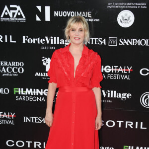 Emmanuelle Seigner - Cérémonie de remise de prix lors du 5 ème festival du film de Sardaigne "Filming Italy" à Cagliari, le 10 juin 2022. 