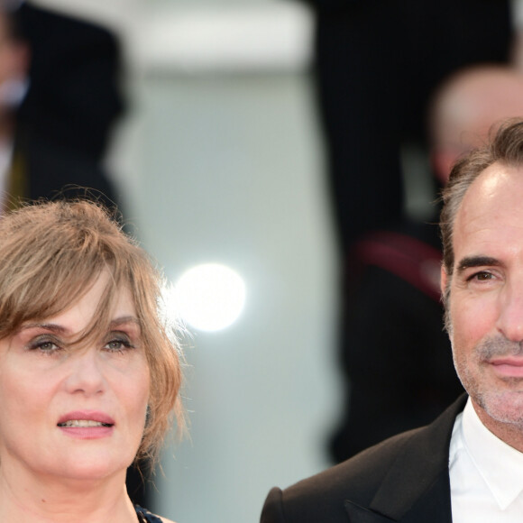 Jean Dujardin, Emmanuelle Seigner - Red carpet pour le film "J'accuse!" lors du 76ème festival du film de venise, la Mostra le 30 Août 2019. 