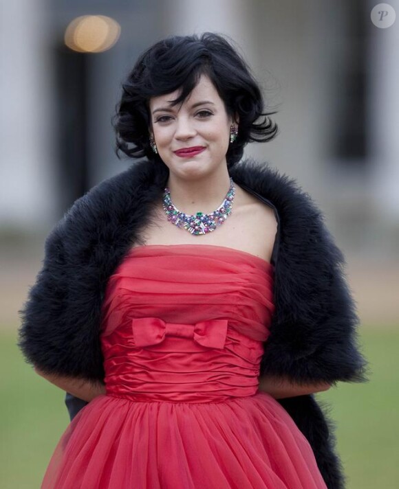 Lily Allen au Festival Vintage de Goodwood, le 25 février 2010