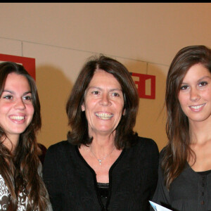 Elsa Leeb avec sa maman et sa soeur Fanny.