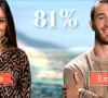 Léa et Emmanuel sont compatibles à 81%
Léa et Emmanuel dans l'épisode de "Mariés au premier regard 2023" du 24 avril