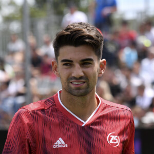 Enzo Zidane lors de la grande finale de la Z5 Cup à Aix-en-Provence, France, 23 juin 2019. Après avoir traversé 12 villes qui auront vu plus de 250 équipes tenter leur chance dans les complexes Z5 et Le Five en France, Outremer, en Italie et en Espagne, aura lieu au Z5 d'Aix-en-Provence, la grande finale de la Z5 Cup. Le 23 juin est aussi l'anniversaire de Z.Zidane et le jour du lancement du tout premier Z5 à Aix en 2011. Au programme de cette grande fête du foot à cinq, le plateau final des 24 équipes, des animations pour tous les âges, tournoi enfants, ateliers culinaires, etc... © Norbert Scanella/Panoramic/Bestimage