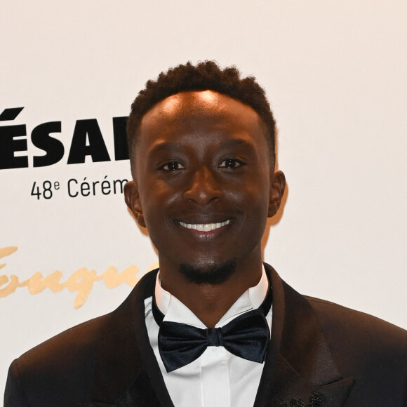 Ahmed Sylla - Photocall au Fouquet's après la 48ème cérémonie des César à Paris © Coadic Guirec / Bestimage