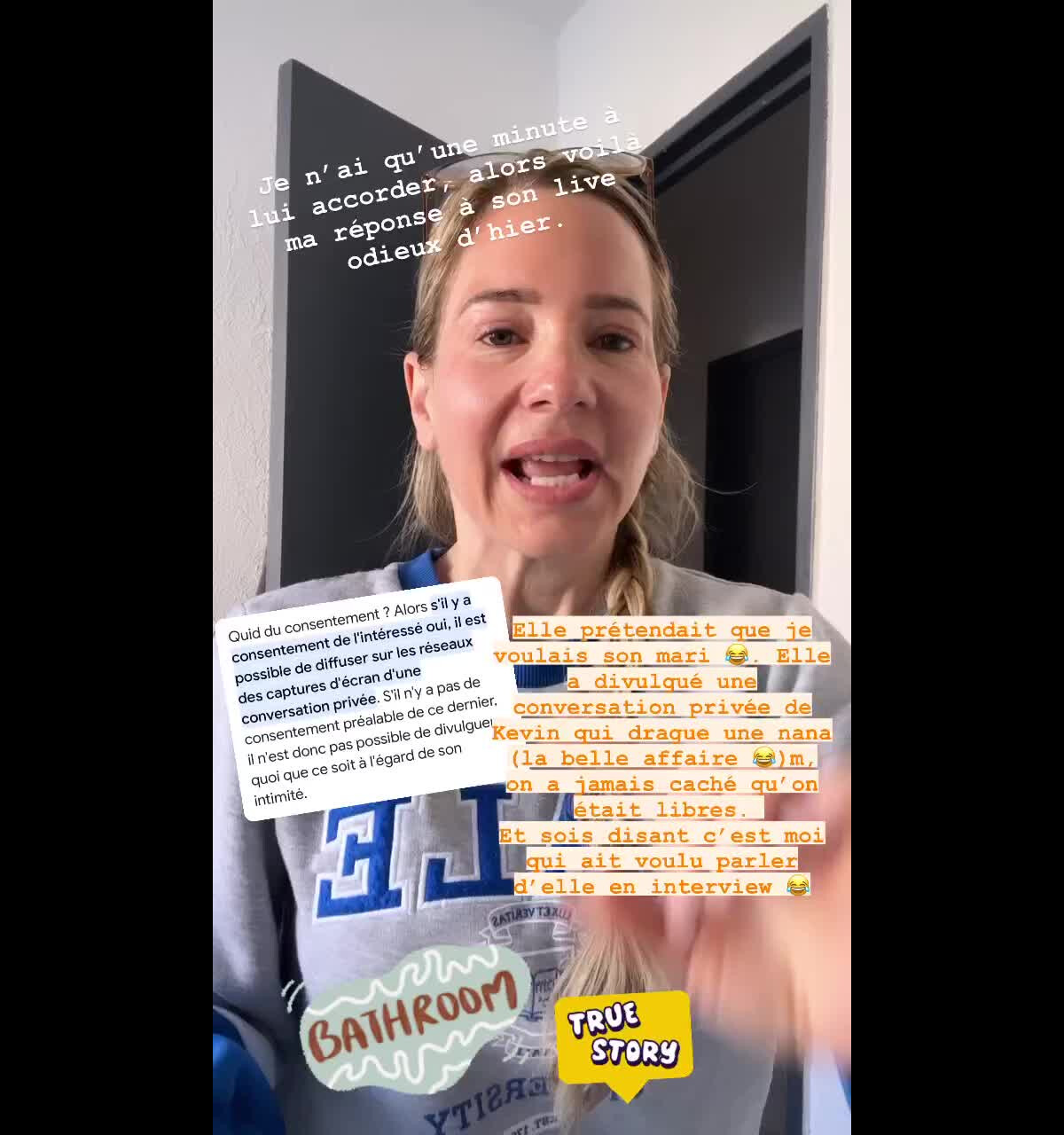Vidéo Louise Orgeval répond une nouvelle fois à Amandine Pellissard
