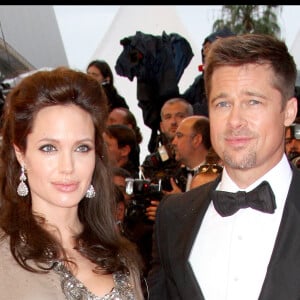 Angelina Jolie et Brad Pitt à Cannes en 2008 - Archives