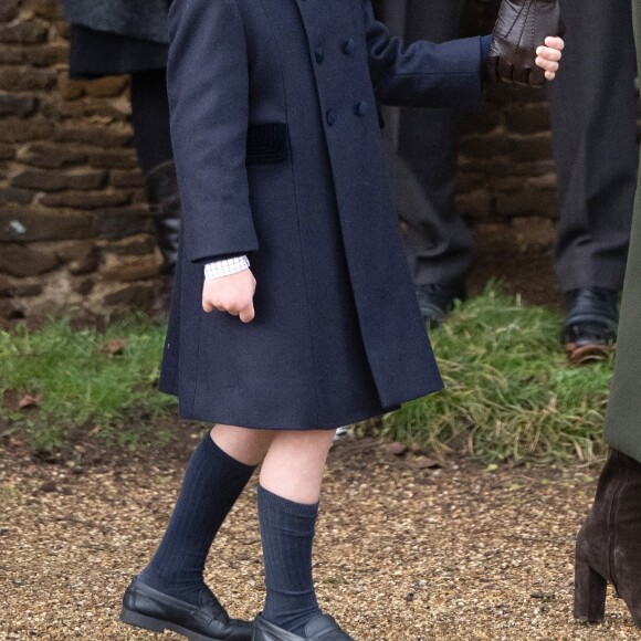 Le prince Louis de Galles - La famille royale d'Angleterre assiste au service religieux de Noël à l'église St Mary Magdalene à Sandringham, Norfolk, Royaume Uni, le 25 décembre 2022. 