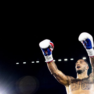 joie de Tony Yoka (Fra) HeavyWeight - Tony Yoka s'impose par K.O. au 7ème round face à Petar Milas lors du gala de boxe "La Conquête" au stade Roland Garros à Paris le 10 septembre 2021. © JB Autissier / Panoramic / Bestimage