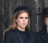 Pour l'occasion, elles ont emmené leurs deux enfants Sienna et August.
Les princesses Beatrice et Eugenie d'York - Sorties du service funéraire à l'Abbaye de Westminster pour les funérailles d'Etat de la reine Elizabeth II d'Angleterre le 19 septembre 2022. 
