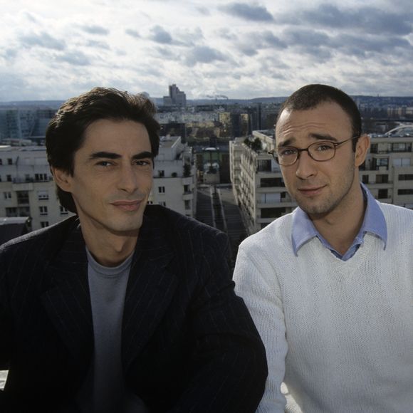 Philippe Vecchi et Alexandre Devoise étaient "plus que des potes".
Archives - En France, à Paris, Philippe Vecchi et Alexandre Devoise sur le toit de l'immeuble de CANAL+.
