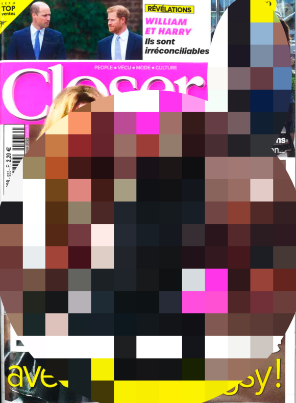 Couverture du nouveau numéro de "Closer" paru le 28 avril 2023