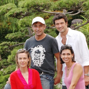 Adeline Blondieau, Franck Jolly, Frédéric Deban, Bénédicte Delmas (Sous le Soleil) à Monaco en 2005