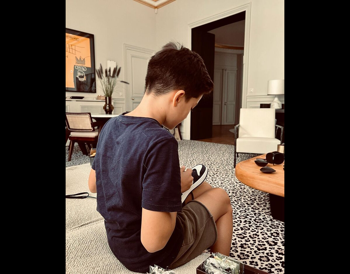 Arthur's Aaron Rapper Photo : Aaron, le fils d'Arthur sur Instagram. - Purepeople