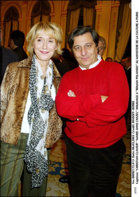 Christian Clavier et Marie-Anne Chazel en 2003.