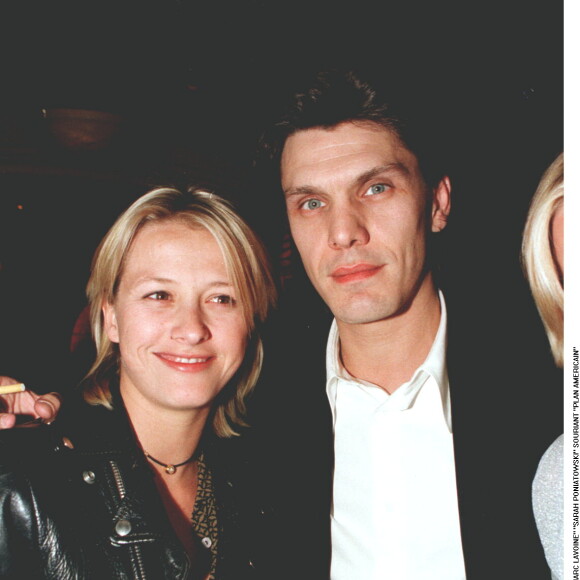 Marc Lavoine et sa femme Sarah Poniatowski à Paris