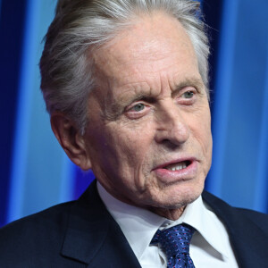 Une famille qui vit dans le cinéma : Kirk Douglas, le père de Michael Douglas a été président du festival en 1980. 
Michael Douglas - Photocall à la première du film "Ant-Man et la Guêpe : Quantumania" à Londres le 16 février 2023