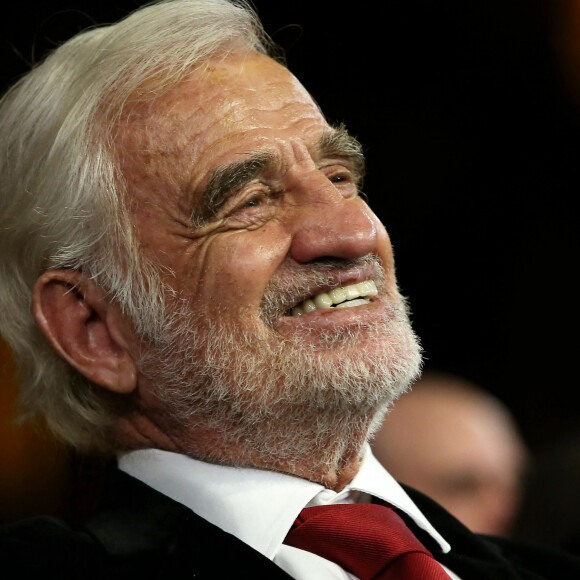 Jean-Paul Belmondo - Soirée d'ouverture de la 7e édition du Festival Lumière 2015 à la Halle Tony-Garnier à Lyon le 12 octobre 2015.