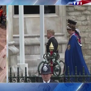 Kate Middleton et le prince William lors du couronnement du roi Charles III, ce samedi 6 mai 2023 à Londres, en l'Abbaye Westminster