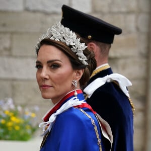 Ce samedi 6 mai, tous les regards sont pointés vers Londres, et plus précisément l'Abbaye de Westminster.
Le prince William, prince de Galles, et Catherine (Kate) Middleton, princesse de Galles - Les invités à la cérémonie de couronnement du roi d'Angleterre à l'abbaye de Westminster de Londres.