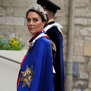 Le prince William, prince de Galles, et Catherine (Kate) Middleton, princesse de Galles - Les invités à la cérémonie de couronnement du roi d'Angleterre à l'abbaye de Westminster de Londres, Royaume Uni, le 6 mai 2023. 