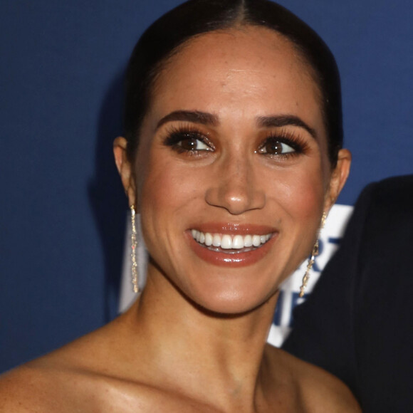 Le prince Harry et Meghan Markle lors du photocall de la soirée caritative Robert F. Kennedy Human Rights à New York le 6 décembre 2022.