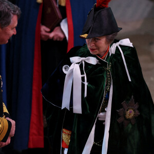 La princesse Anne a fait forte impression.
La princesse Anne et le Vice Admiral Sir Tim Laurence à l'abbaye de Westminster de Londres, Royaume-Uni, le 6 mai 2023. © Agence / Bestimage