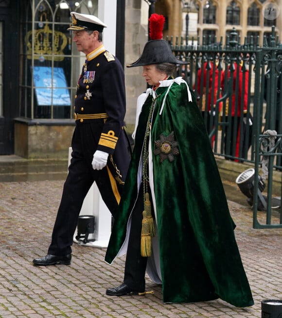 La princesse Anne se dirige vers l'Abbaye de Westminster pour acclamer Charles III, devenu le Roi d'Angleterre.
La princesse Anne à l'abbaye de Westminster de Londres, Royaume-Uni, le 6 mai 2023. © Agence / Bestimage