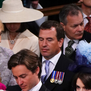 Toute la famile royale assiste au de couronnement du roi d'Angleterre à l'abbaye de Westminster de Londres, Royaume-Uni, le 6 mai 2023. © Agence / Bestimage