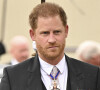 Le chapeau de la princesse Anne a empêché le prince Harry de suivre le couronnement de Charles III.
Le prince Harry à la cérémonie de couronnement du roi d'Angleterre à l'abbaye de Westminster de Londres, Royaume-Uni. © Agence / Bestimage