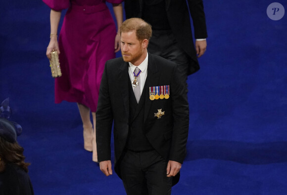 Le prince Harry, duc de Sussex à Londres, Royaume-Uni, le 6 mai 2023. © Agence / Bestimage