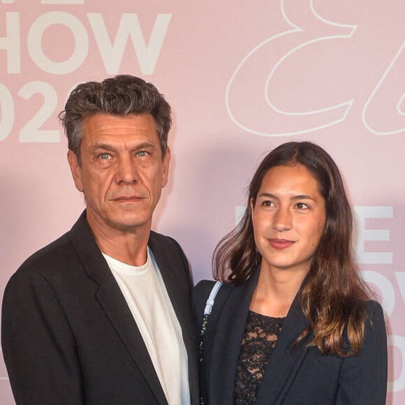 Divorce - Marc Lavoine et Line Papin ont divorcé - Marc Lavoine et Line Papin - Photocall du défilé Etam Live Show 2020 à Paris le 29 septembre 2020. © Pool Agence Bestimage