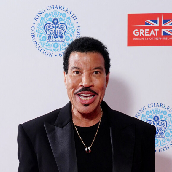 Lionel Richie en backstage du concert du couronnement dans l'enceinte du château de Windsor, le 7 mai 2023.