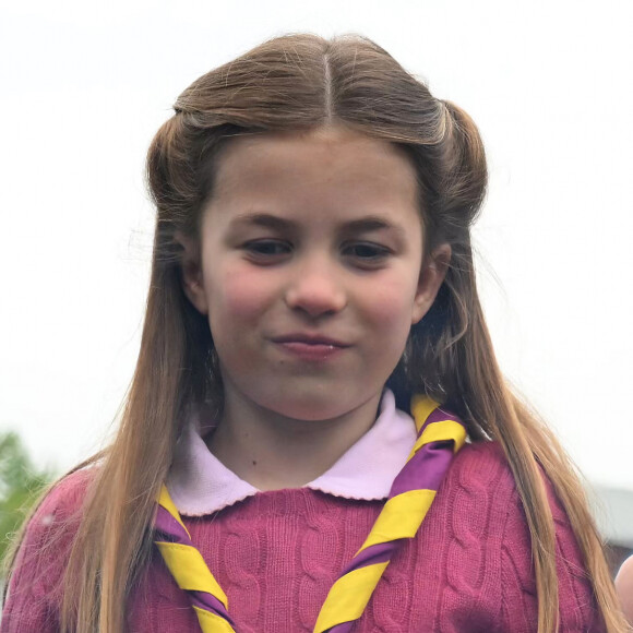 La princesse Charlotte de Galles, Le prince Louis de Galles - Le prince et la princesse de Galles, accompagnés de leurs enfants, participent à la journée du bénévolat "Big Help Out" à Slough, le 8 mai 2023. Cet événement, invitant les Britanniques à effectuer des actions caritatives, marque le point final des festivités du couronnement du roi d'Angleterre et de la reine consort, célébré le 6 mai 2023 à l'abbaye de Westminster à Londres. 