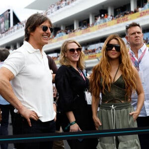 Ils ont notamment été photographiés en train de discuter longuement ensemble. 
Tom Cruise et Shakira - Les célébrités assistent sur le circuit Miami International Autodrome au Grand Prix de Formule 1 Crypto.com de Miami, Floride, Etats-Unis, le 7 mai 2023; © Vincent Antonin/DPPI/Panoramic/Bestimage 