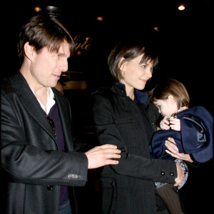Tom Cruise et Katie Holmes et leur fille Suri Cruise