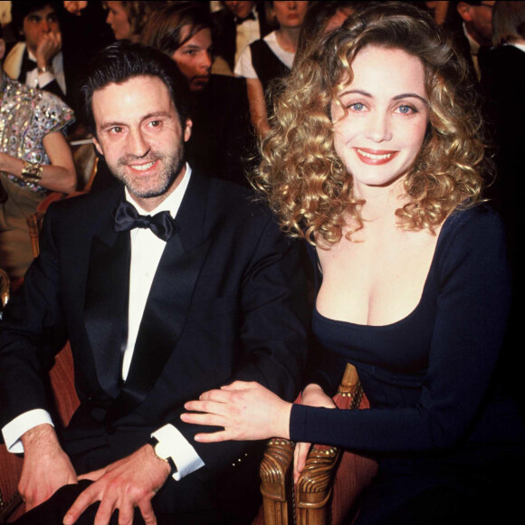 Archives - Daniel Auteuil et Emmanuelle Béart lors de la cérémonie des César en 1990.