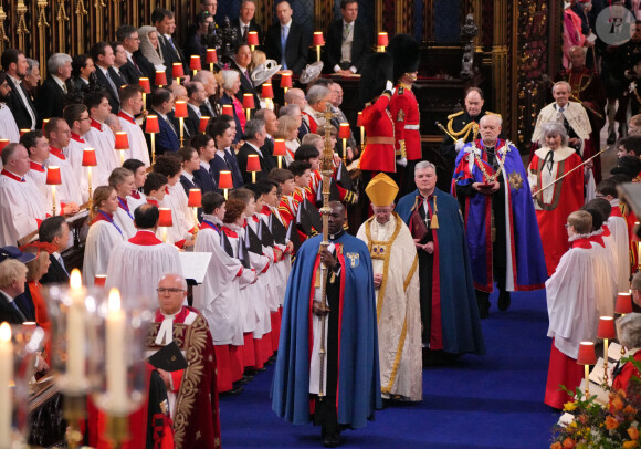 Les invités à la cérémonie de couronnement du roi d'Angleterre à l'abbaye de Westminster de Londres L'archevêque de Cantorbéry Justin Welby - Les invités à la cérémonie de couronnement du roi d'Angleterre à l'abbaye de Westminster de Londres, Royaume Uni, le 6 mai 2023.