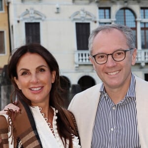 Stefano Domenicali, Silvia Colombo - Les invités du mariage de Scotty James et Chloe Stroll se retrouvent au lendemain du mariage à Venise, le 13 mai 2023. 