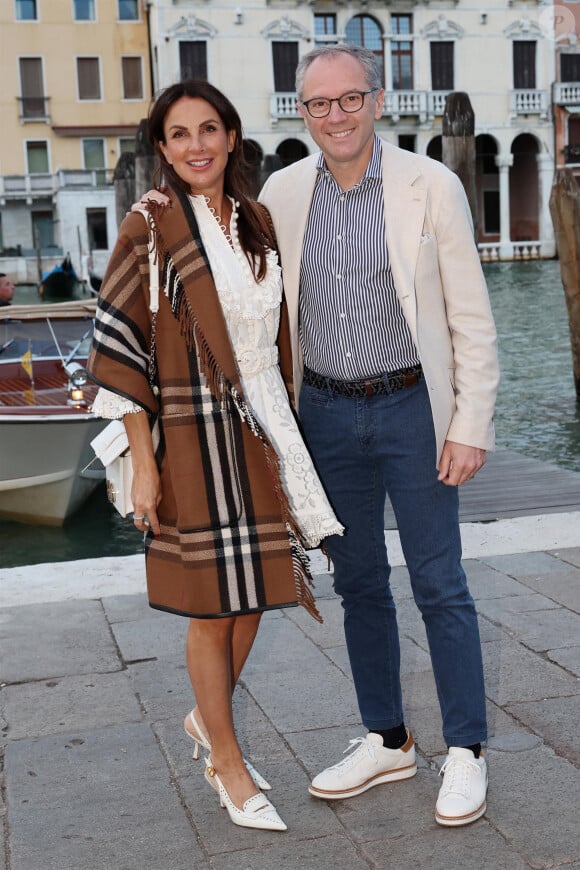 Stefano Domenicali, Silvia Colombo - Les invités du mariage de Scotty James et Chloe Stroll se retrouvent au lendemain du mariage à Venise, le 13 mai 2023. 